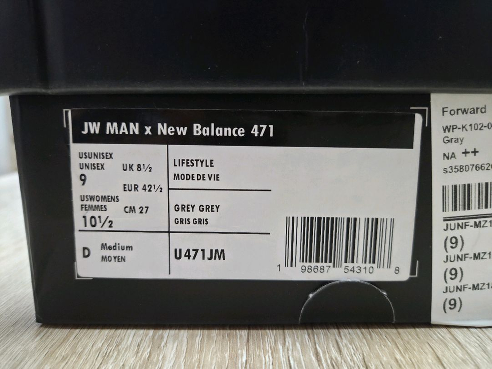 [270]준야 와타나베 뉴발란스 471 그레이 이미지