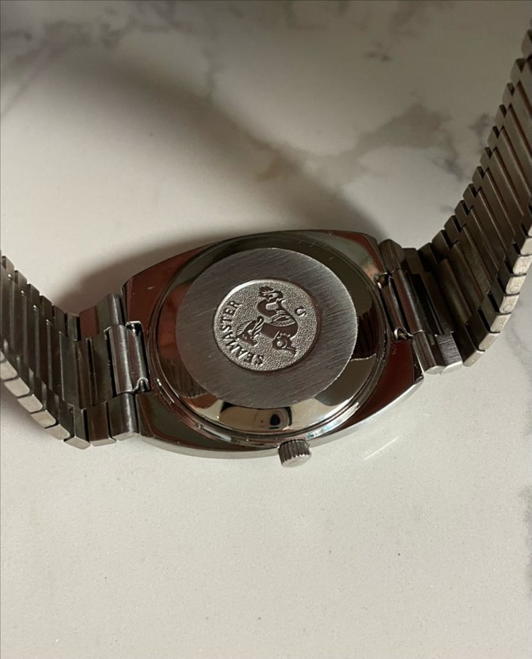 오메가 씨마스터 고구마 데이데이트 올리브그린 오토매틱 빈티지 시계 이미지