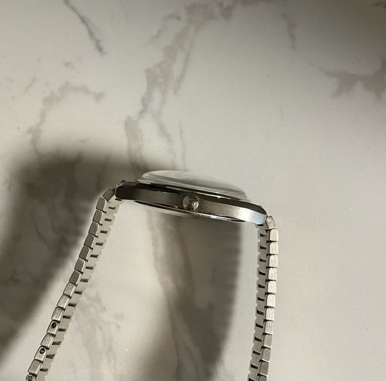 오메가 씨마스터 고구마 데이데이트 올리브그린 오토매틱 빈티지 시계 이미지