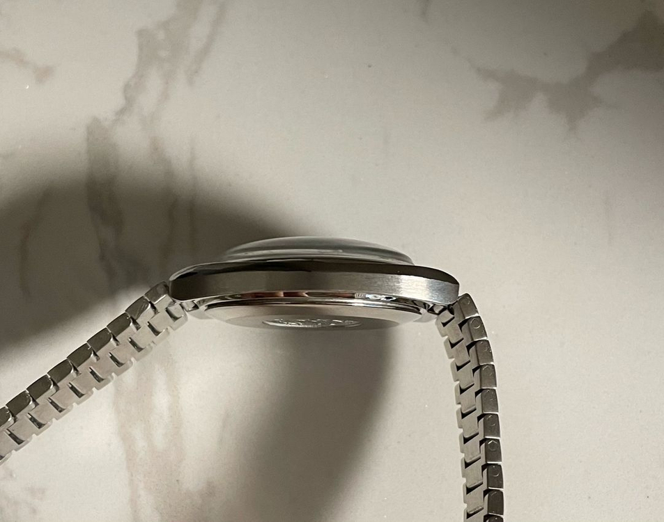 오메가 씨마스터 고구마 데이데이트 올리브그린 오토매틱 빈티지 시계 이미지