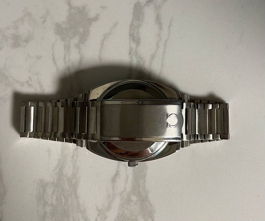 오메가 씨마스터 고구마 데이데이트 올리브그린 오토매틱 빈티지 시계 이미지