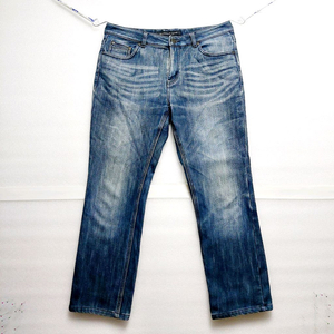 뱅뱅 기모청바지34-35/겨울청바지 스판/진청