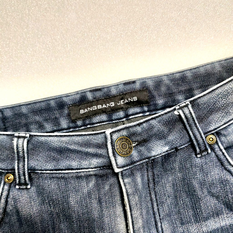 뱅뱅 기모청바지34-35/겨울청바지 스판/진청--2