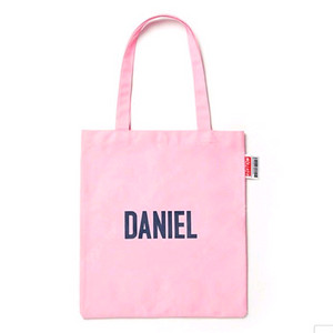 LAP BAG 랩가방 다니엘 네이밍 핑크 에코백 이미지