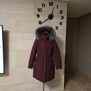 [m/90] 노스페이스 여성 구스 롱패딩