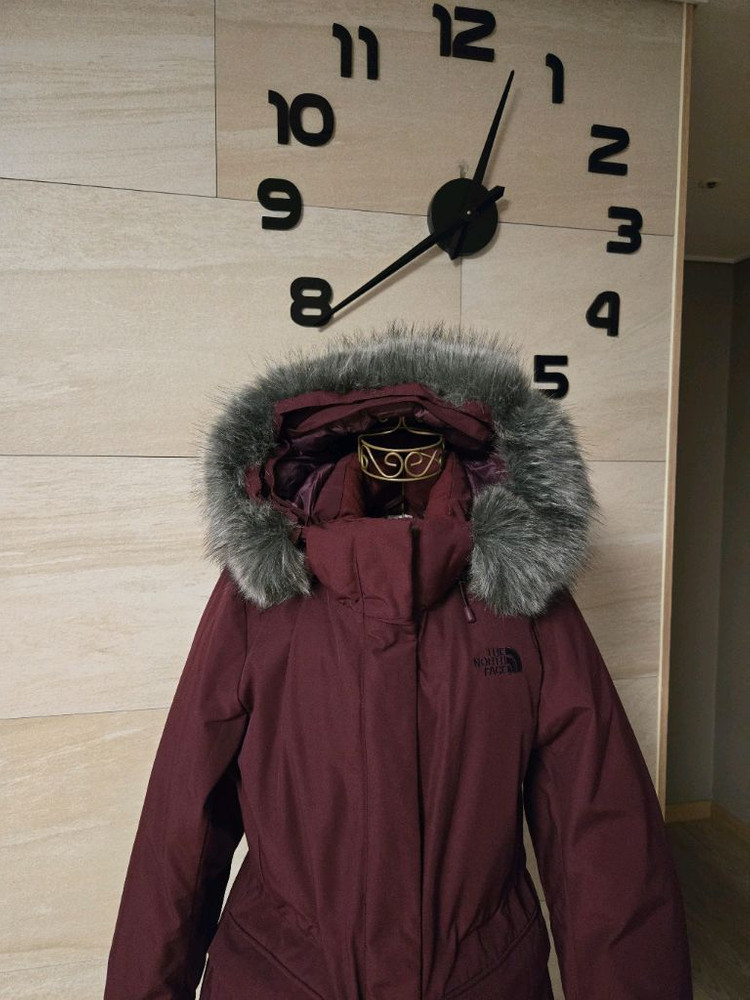 [m/90] 노스페이스 여성 구스 롱패딩--1