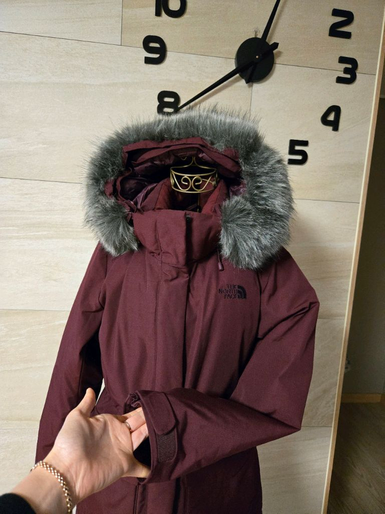 [m/90] 노스페이스 여성 구스 롱패딩--2