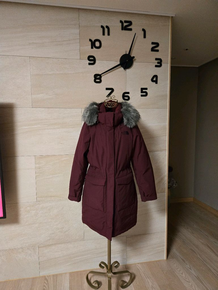 [m/90] 노스페이스 여성 구스 롱패딩--4