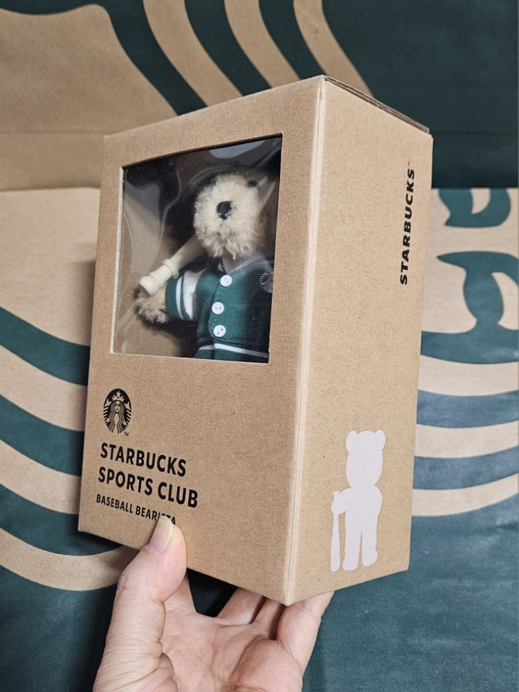 미개봉&정가]스타벅스 스포츠클럽 야구 베어리스타 키체인 키링--2