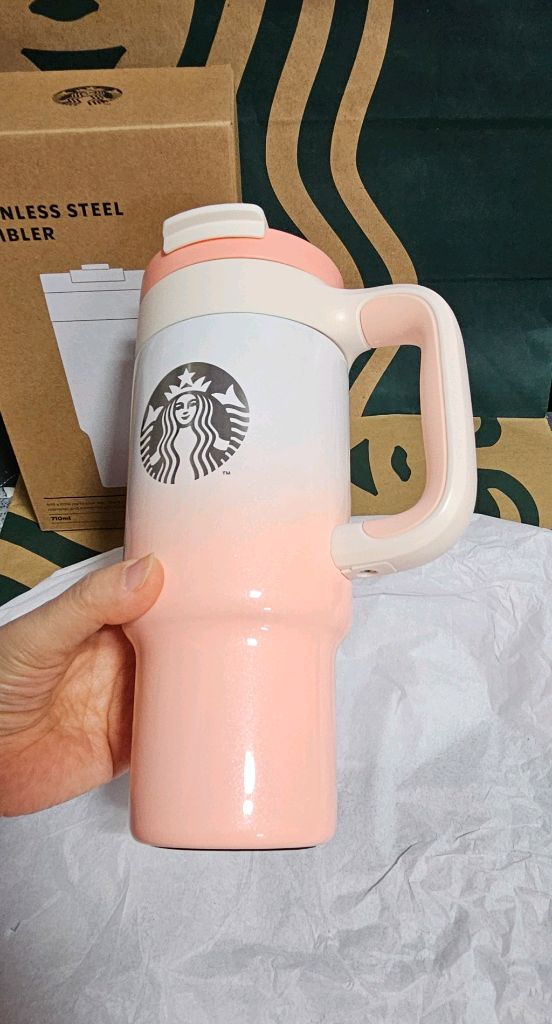 새상품S급]스타벅스 SS 와일드테일 더피 텀블러 710ml--1