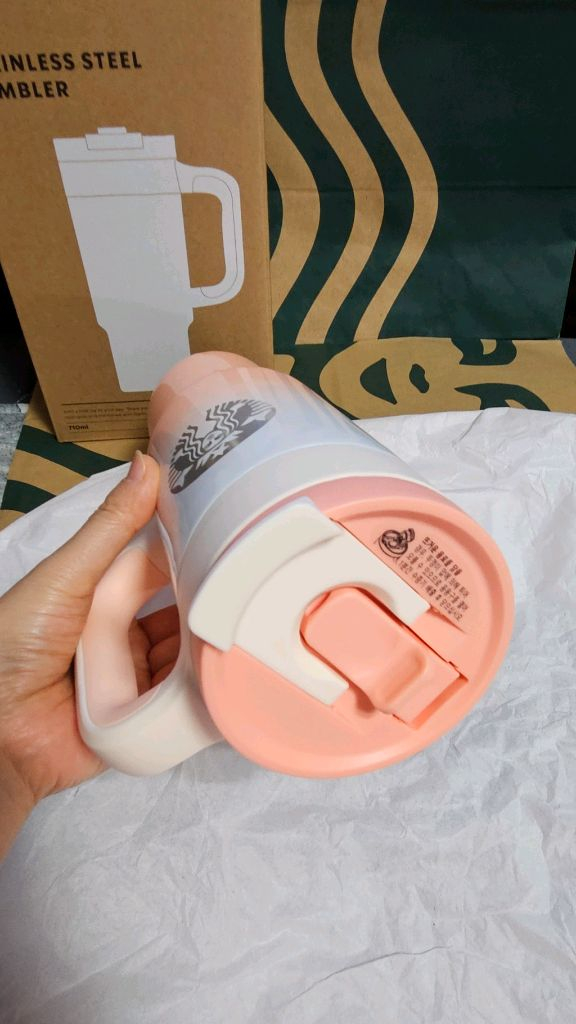 새상품S급]스타벅스 SS 와일드테일 더피 텀블러 710ml--5