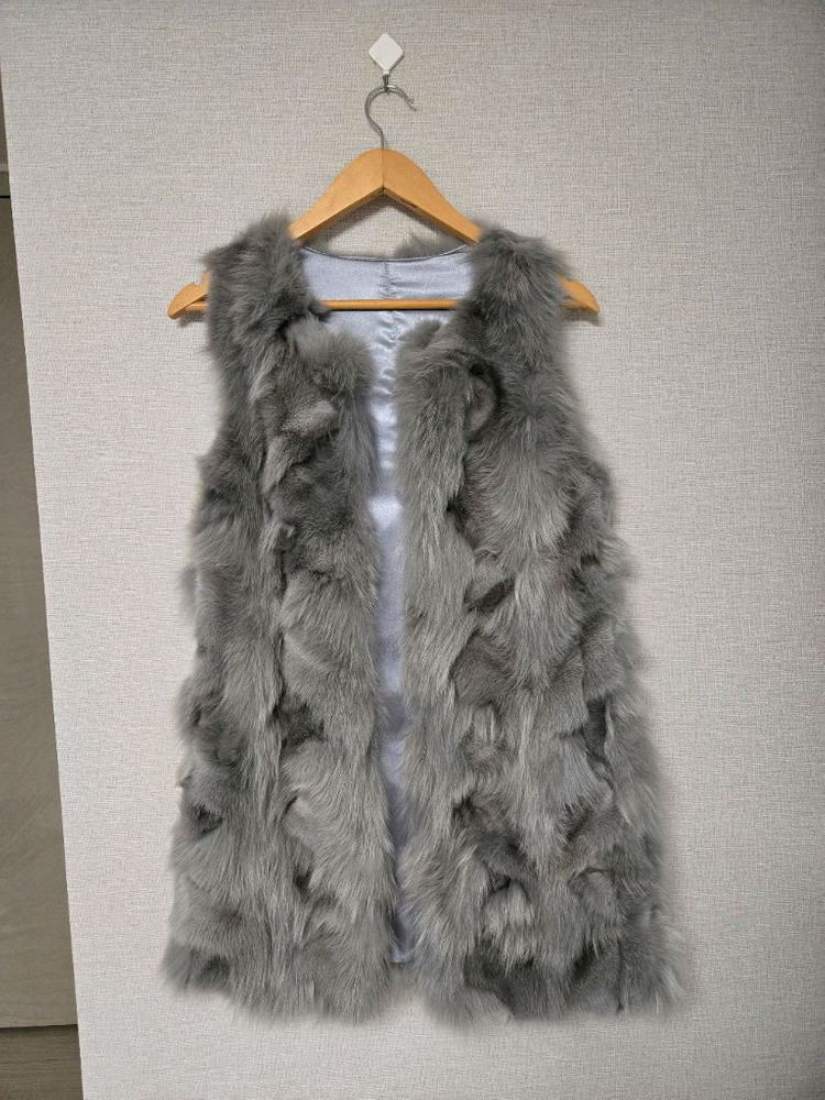 메트로시티 폭스 퍼 베스트(100%여우털) 이미지