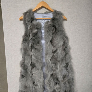 메트로시티 폭스 퍼 베스트(100%여우털) 이미지