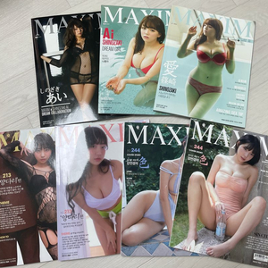 맥심 강인경, 표은지, 시노자키 아이 총 7권 일괄 판매합니다