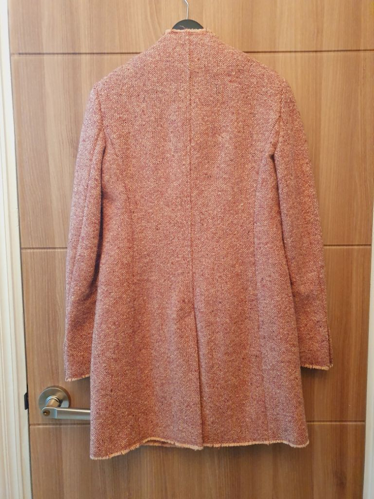 sisley 시슬리 트위드 롱자켓 55 여성의류 자켓 이미지