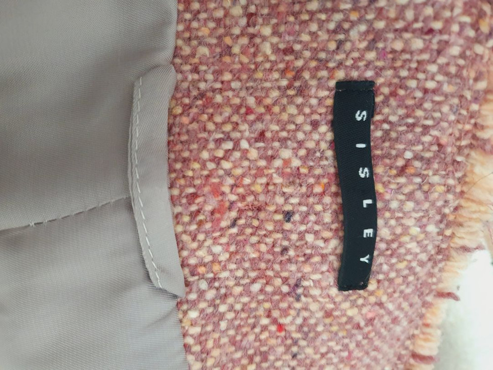 sisley 시슬리 트위드 롱자켓 55 여성의류 자켓 이미지