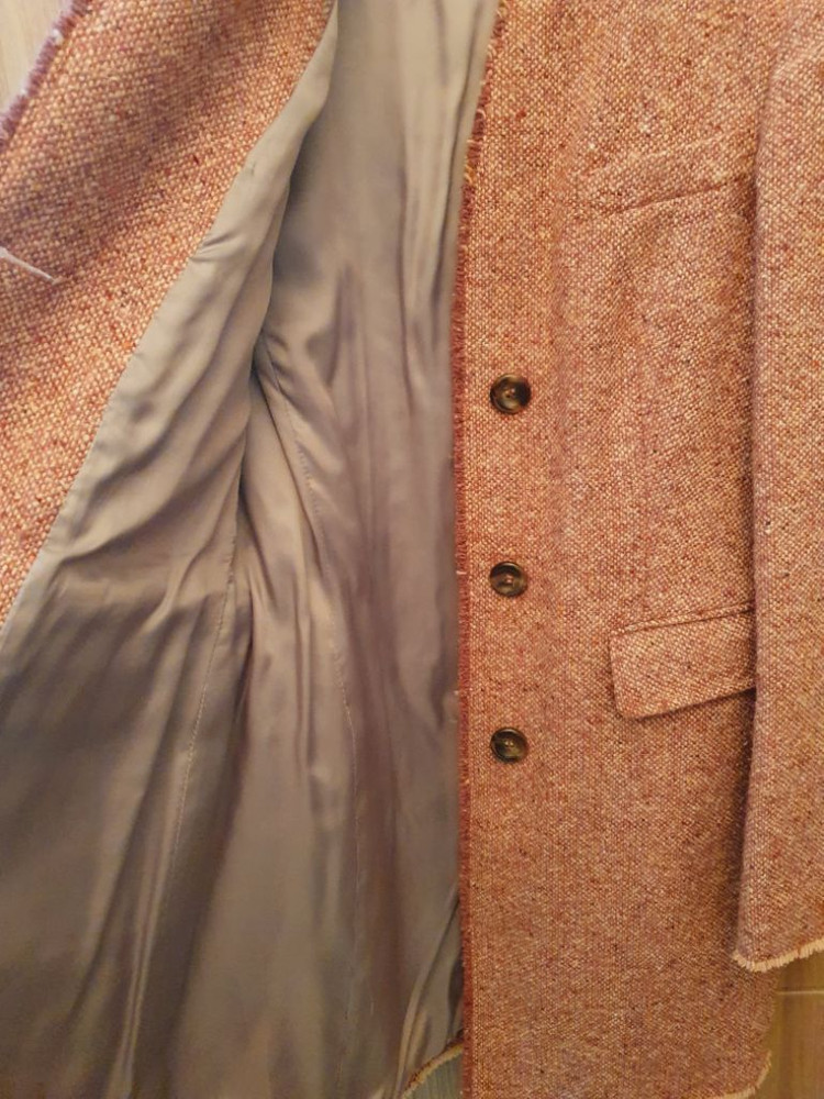 sisley 시슬리 트위드 롱자켓 55 여성의류 자켓 이미지