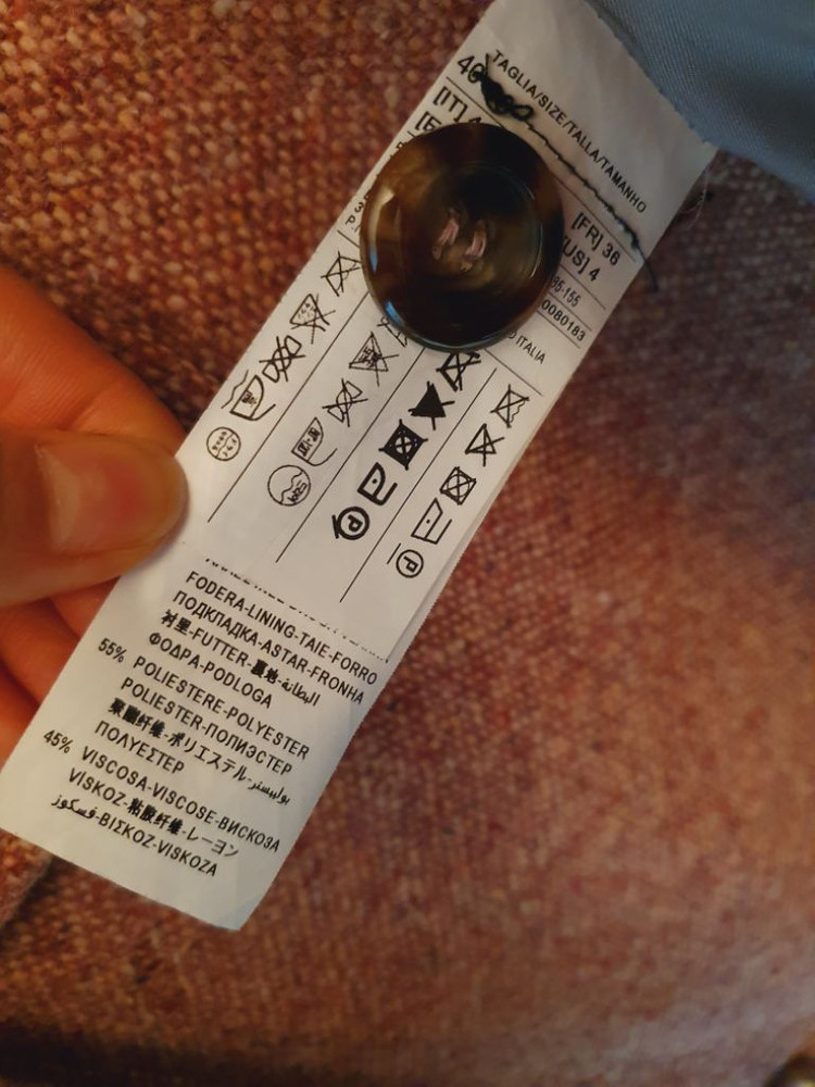 sisley 시슬리 트위드 롱자켓 55 여성의류 자켓 이미지