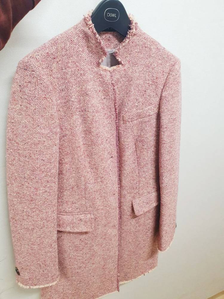 sisley 시슬리 트위드 롱자켓 55 여성의류 자켓 이미지