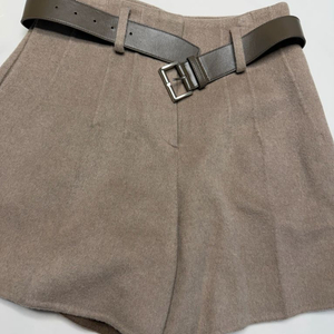 타임 캐시미어 벨티드 팬츠