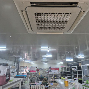 삼성 인버터 천장형 냉난방기 에어컨 온풍기 겸용 40평형 2개 실외기 포함 작동굿 일괄 80만원