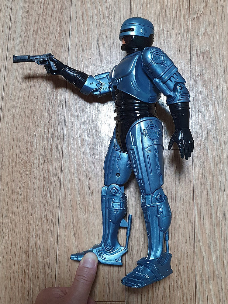 1/6 12인치 90년대 말하는 로보캅 Robocop 대형 완구 피규어 1993년 제품 발광 음성 기믹 신품급--3