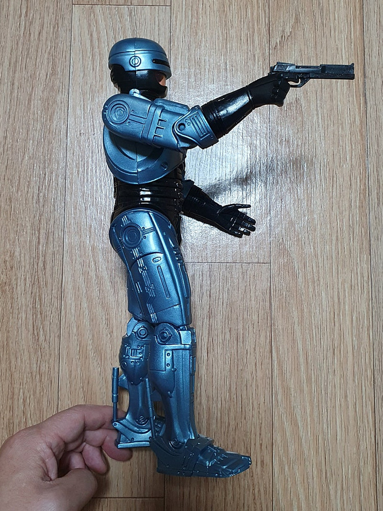 1/6 12인치 90년대 말하는 로보캅 Robocop 대형 완구 피규어 1993년 제품 발광 음성 기믹 신품급--4