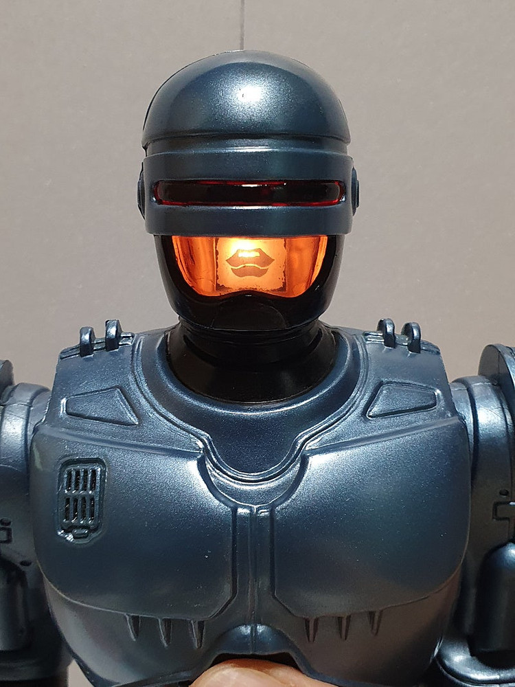 1/6 12인치 90년대 말하는 로보캅 Robocop 대형 완구 피규어 1993년 제품 발광 음성 기믹 신품급--8