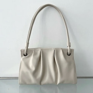 셔링 스퀘어 숄더백