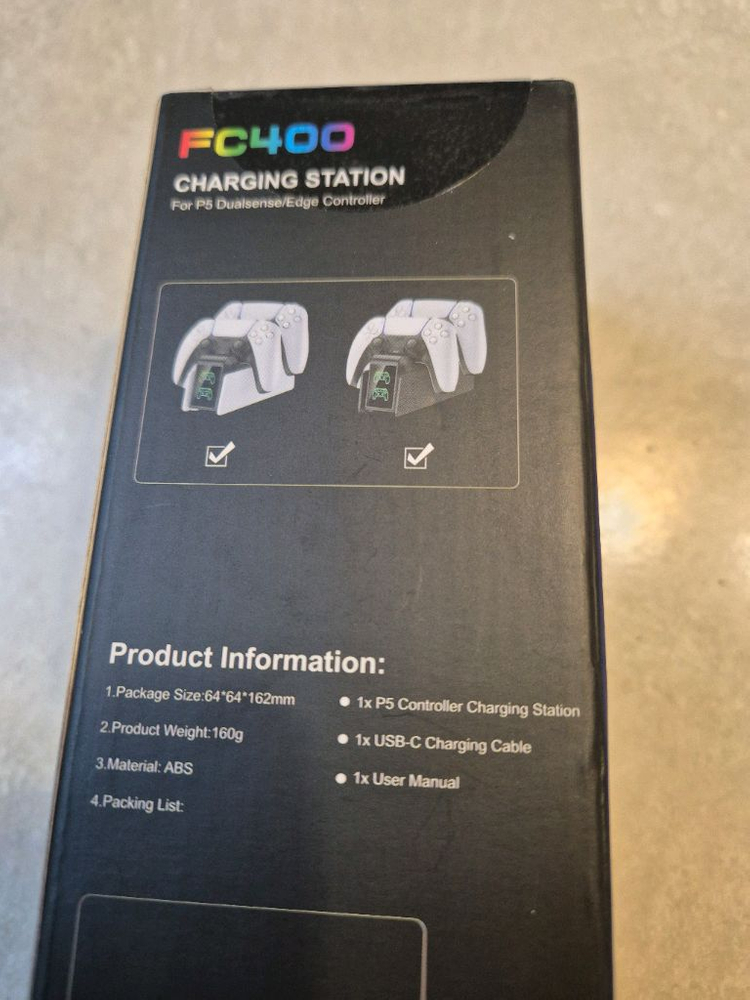 PS5 듀얼센스 컨트롤러 충전기 거치대 새제품--1