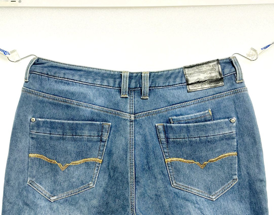 뱅뱅 기모청바지34/겨울청바지 스판바지--2