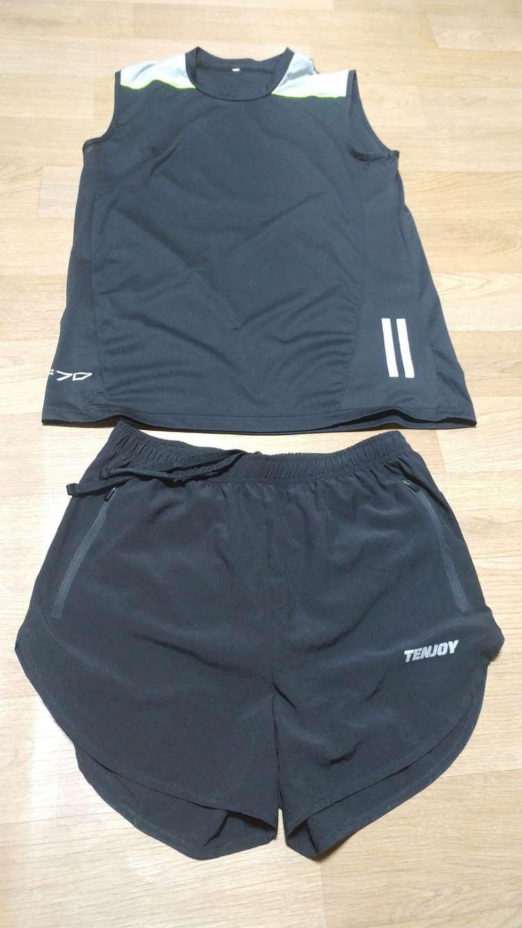 26마라톤기념 프로스펙스긴팔,반팔 런닝레깅스 마라톤반바지 민소매나시--5