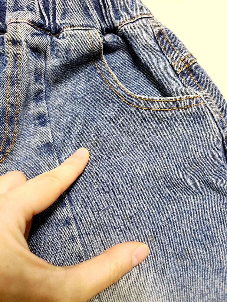 7호,110사이즈 유아 청바지 일괄--1