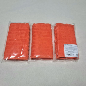 3개 일괄) 테토 시그니처 오렌지 수피마 핸드타올 설화수 수건 테토 수건