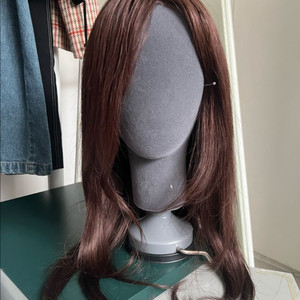 100프로 인모(브라운, 긴기장) 통가발 판매 / 검색어 항암가발 탈모 가발나라 핑크에이지 박승철 하이모