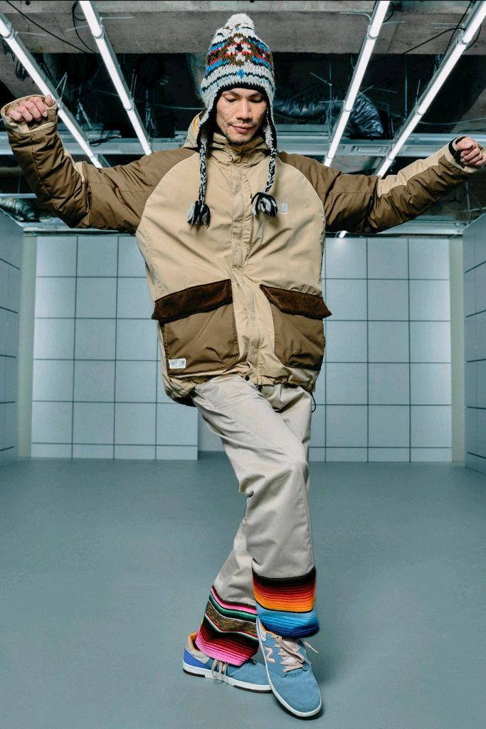 준야와타나베 맨 junya watanabe man 자미로콰이 이어플랩 비니 모자 이미지