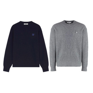 메종키츠네 폭스헤더 와플니트