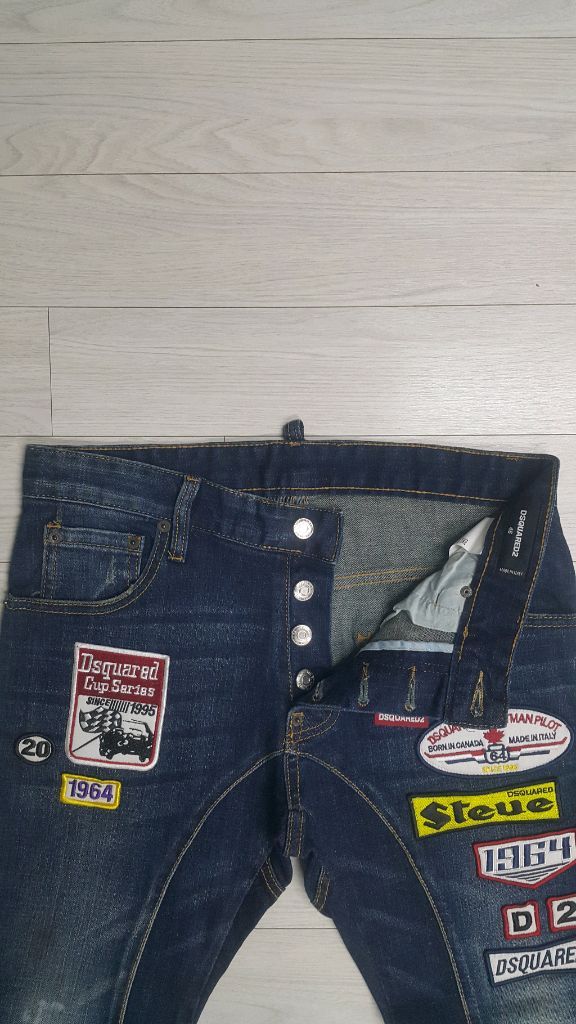 디스퀘어드2(사방스판) 스페셜로고 이태리진 32인치(No.856)드라이완료!--3