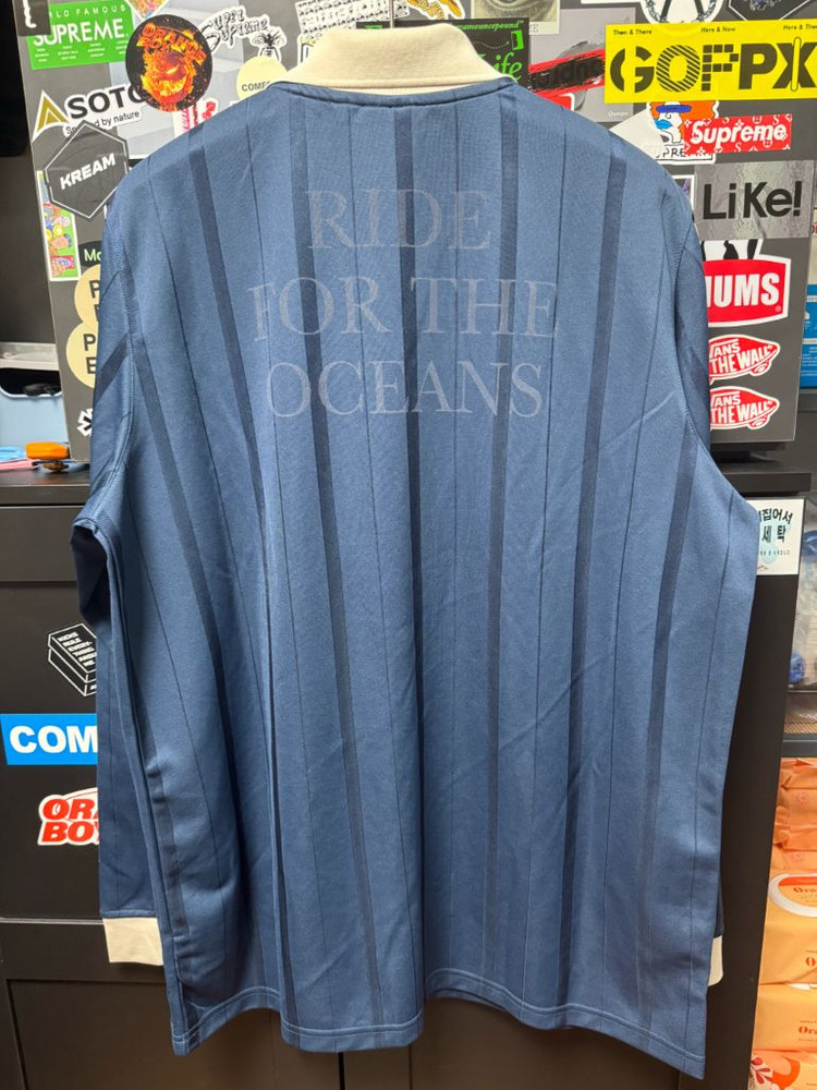 [XL] 아디다스 그래픽 MRC 롱슬리브 저지 크루 네이비 이미지