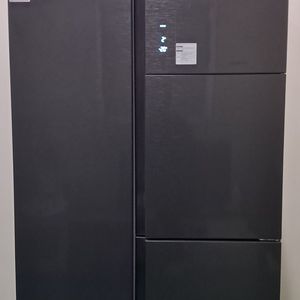 1581 대우클라쎄 802L 3도어큐브 양문냉장고(블랙