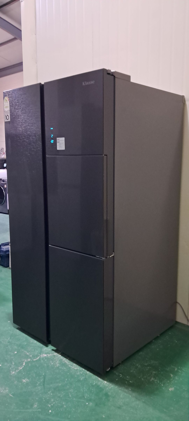 1581 대우클라쎄 802L 3도어큐브 양문냉장고(블랙--2