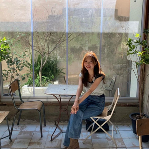 Tanat-Straight blue denim (blue)-M