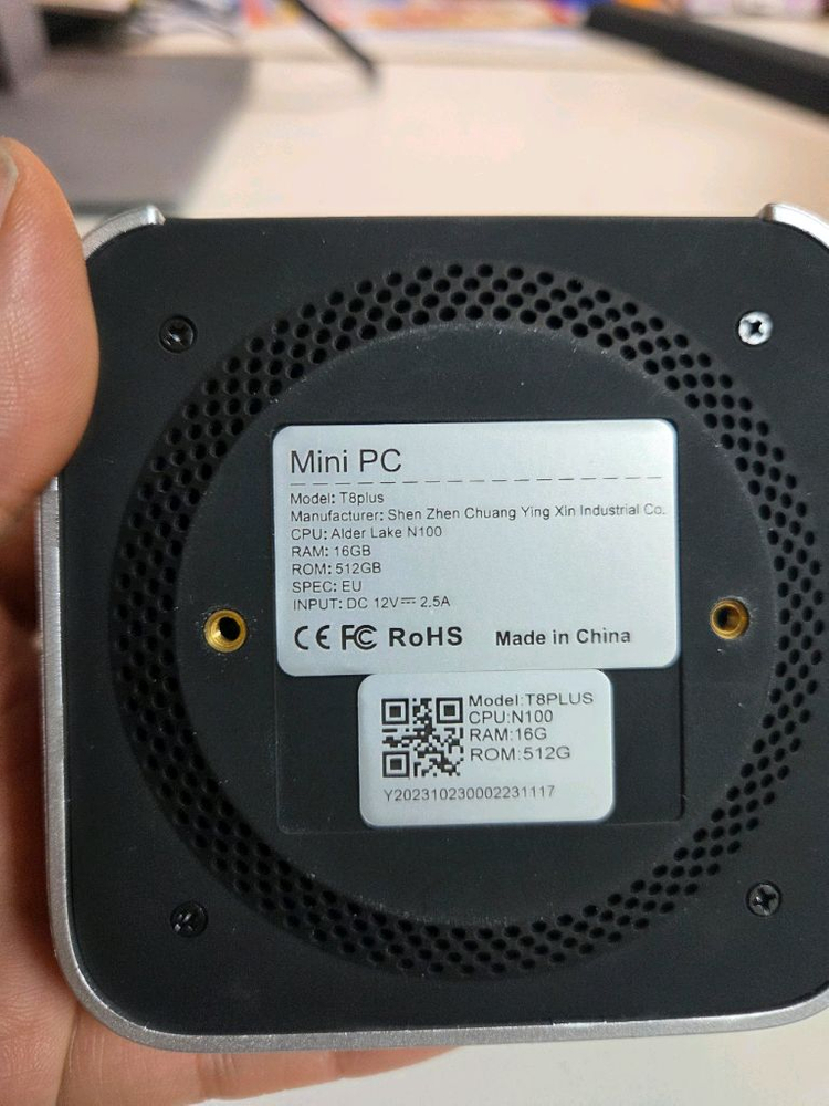 Firebat T8 plus n100 16gb 512gb 팝니다--4