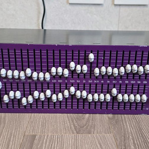 클락테크닉 이큐 이퀄라이저 듀얼 30밴드 45mm 페이더 EQ SP1G