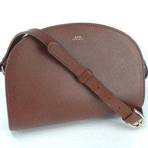 APC 아페쎄 데미룬 하프문백 미니백 크로스백 넛브라운