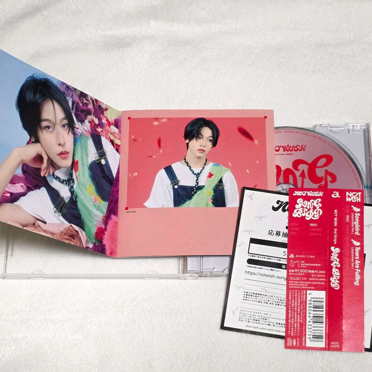 엔시티위시 리쿠 송버드 일본반 (띠지O, 뒷면 깨짐)--1