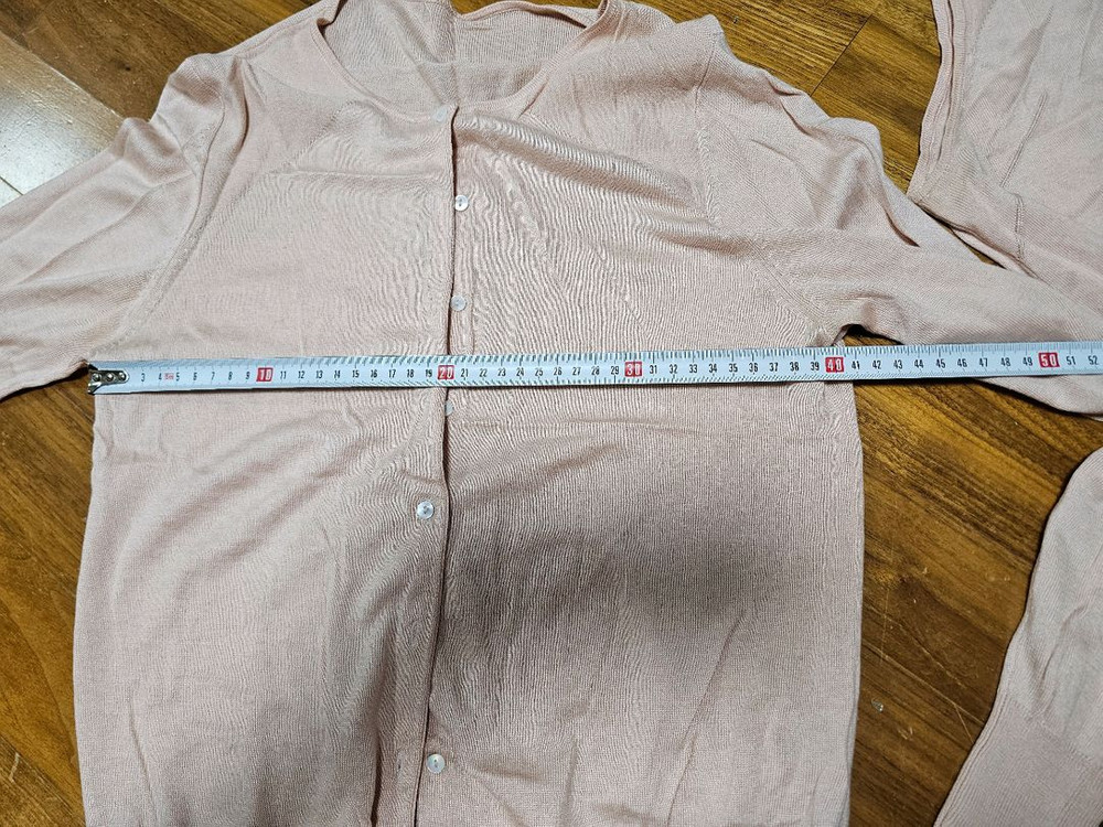 캐시미어 실크 혼방 터틀넥 니트 세트 목폴라 가디건--5