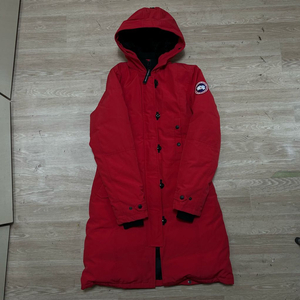 캐나다구스 여성 덕다운 켄싱턴 롱패딩 파카 점퍼 [레드] S/90