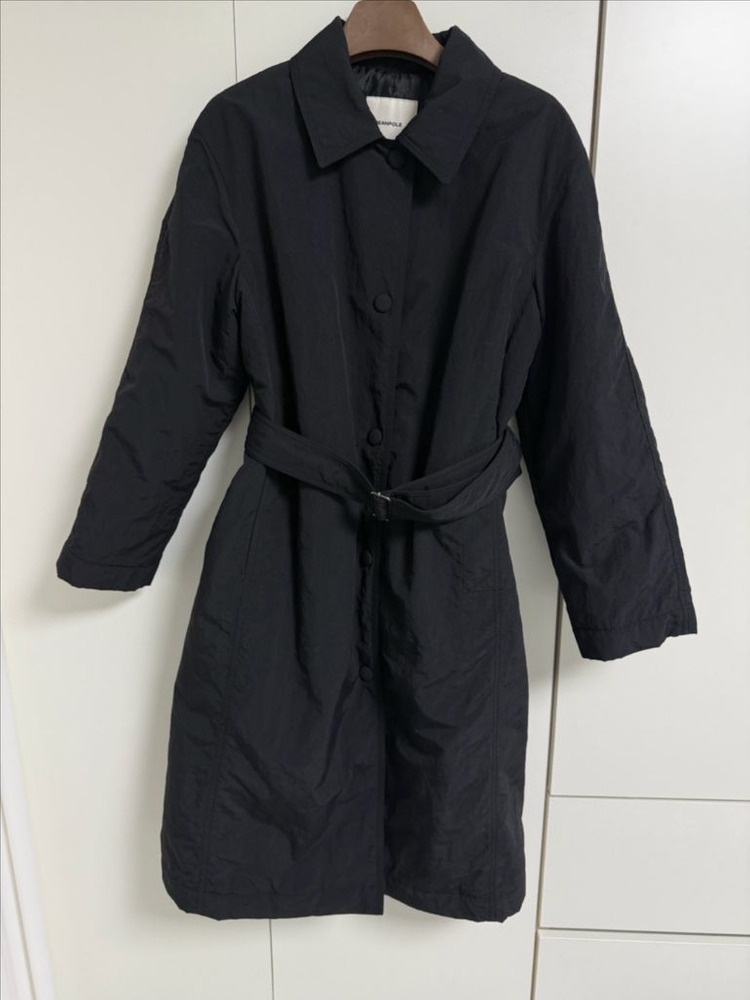 빈폴레이디스 벨티드 패딩 코트--5