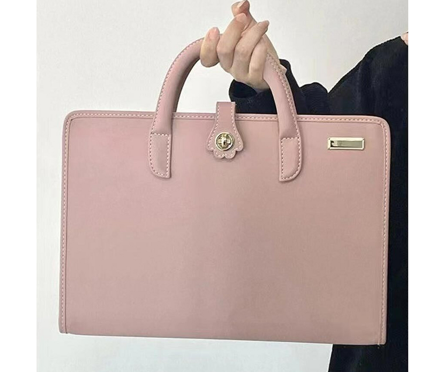 핑크 16인치 슬림한 노트북 태블릿 파우치가방--2